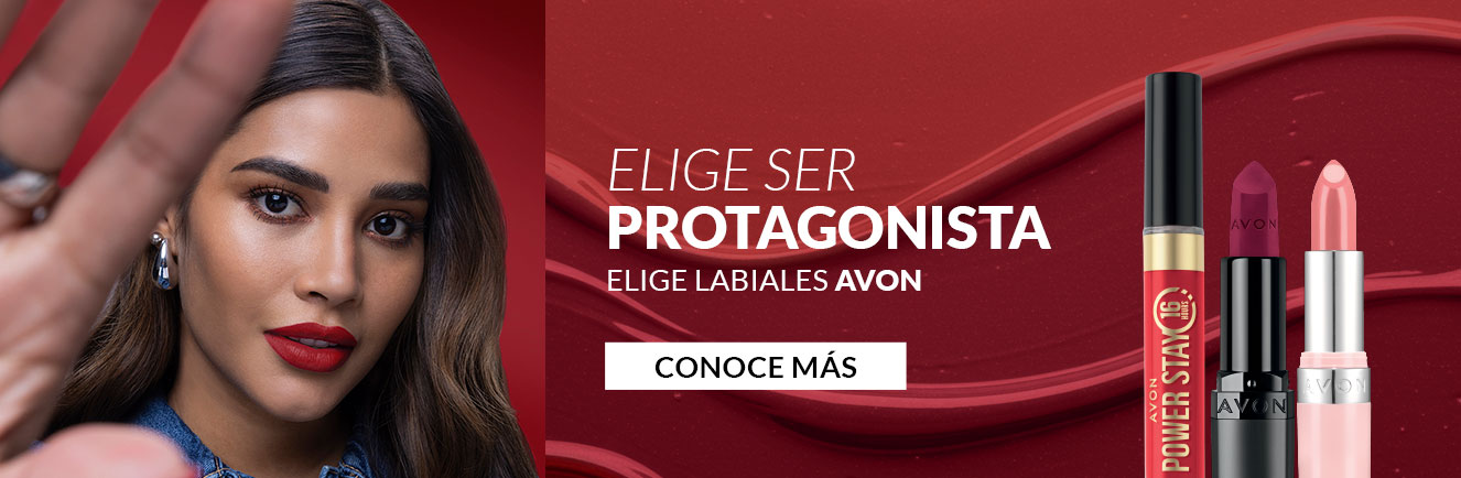 Elige ser protagonista, elige labiales Avon
