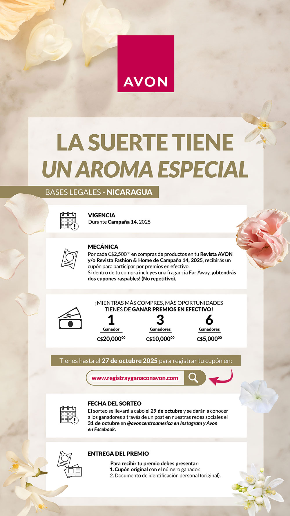 Bases La suerte tiene un aroma especial